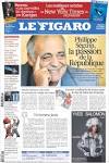 Newspaper Le Figaro (France). Newspapers in France. Fridays.