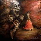 Vision of Mars 2. Expressionism. Original oil paintings. Aleksej ...