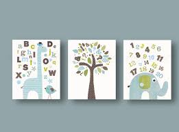 Popular items for abc nursery wall art on Etsy