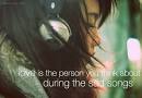 headphones, love, person, photography, sad song - inspiring