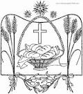 Bread coloring page