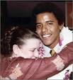Obama with his grandmother,