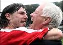 Leyton Orient chairman Barry Hearn and John Mackie celebrate - _41644718_pod4