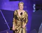 Meryl Streep accepts her third