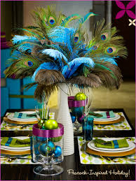 Gorgeous peacock wedding decoration ideas