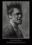 Fight Club Brad Pitt: Tyler Durden - Brad-Pitt-Tyler-Durden-fight-club-8477441-800-1100