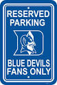 Duke Blue Devils Parking Sign - Set of 2