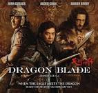 Dragon Blade Poster Featuring John Cusack Looking Silly as a Roman.