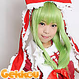 Touhou Project Cosplay Hina Kagiyama Green Straight Wig - 13357585050