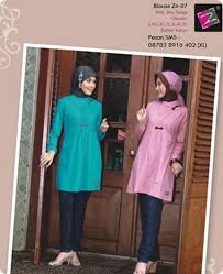 Baju Atasan Muslimah Zenitha Blouse Zn-07 harga 145.000 ( HABIS ...