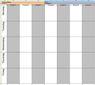 All Templates  Weekly Lesson Plan Template