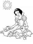 Snow White Coloring coloring page