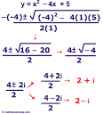 The Quadratic Formula to solve quadratic equations Step by step ...