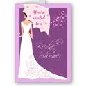 Bridal Shower Invitation Greeting Card from Zazzle.