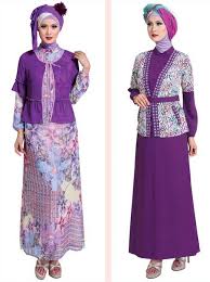 15 Gambar Baju Gamis Muslim Brokat Terbaru