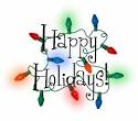 Happy Holiday's to you and