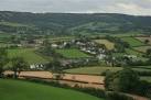 Northleigh from Baker's Gate. Looking over the main part of the village; - via Daymix