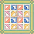Easy Doll & Baby Pieced Basket Quilt Patterns from the 1930s