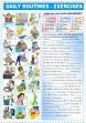 English worksheets: Daily Routines worksheets