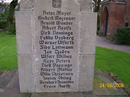 Grab von Jannes Ohling (-1914-1945), Friedhof Pewsum-alter Friedhof