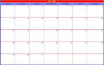 2007 Printable Blank Calendar Archive