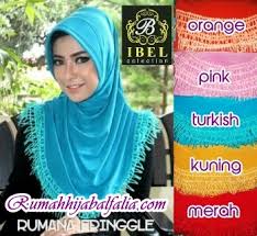 Bergo Rumana fringle grosir jilbab surabaya online - RUMAH HIJAB ...