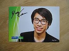 MDR Fernsehmoderator Duy Tran handsigniertes Autogramm! gebraucht ...