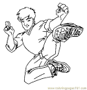 Jackie Chan coloring page