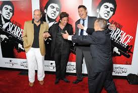 Actors F. Murray Abraham Al Pacino, Steven Bauer, Angel Salazar arrive at the release of \u0026quot;Scarface\u0026quot; On Blu-ray at the Belasco Theatre on August ... - Steven+Bauer+Angel+Salazar+Release+Scarface+1-Hs74zKrF8l