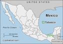 Map of Tabasco. Location of Tabasco. | Pickatrail.