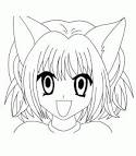 Mew Mew power coloring page