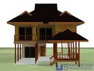 แบบบ้านไม้สองชั้นสวยๆท่ามกลางธรรมชาติ | homedec.in.th บ้าน