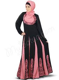Untitled � Pretty Designer Black Coral_Pink Party Wear Umaiza...
