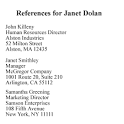Reference Lists