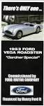 Ford Vega Roadster Vince Gardner Special
