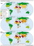 Map of World Water Availability 1980-2015 - mapa.