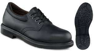 Safety Shoes Red Wing Men Oxford Low Cut Lace Up Black EH ST 4408 ...