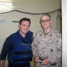 Greg Kelly with MSgt KD Lane,