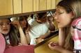 ... sophomores Ashley Blair and Erin Marquez share a mirror to put on makeup ... - THEATER-GIRLSby-amanda