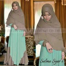 Busana muslim modern salma syar'i KM209 | Gamis Modern | Pinterest ...