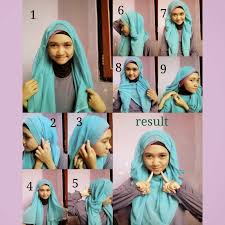 Tutorial Jilbab Segi Empat Simple Dan Cantik