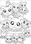 Hamster coloring page