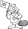 Canada coloring page