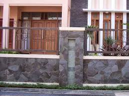 Desain Model Pagar Tembok dan Besi Rumah Minimalis 2016
