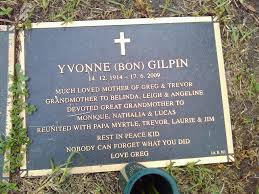 Yvonne (Bon) Gilpin | Billion Graves Record - 1d8376b96c404751f08cc19bd1aba9d9