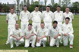 Werneth 2010: Alan Durose (back row, left), Michael Wilson, Darren Shadford (professional ) Ian Dronsfield, Mark Dronsfield, Matthew Taylor. - 2010514_12843