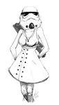 Stormtrooper Cutie (Sketch) by ~DarthVanity on deviantART