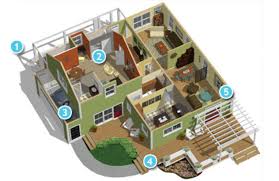 Denah Rumah Minimalis 1 Lantai 3 Kamar Tidur + Garasi