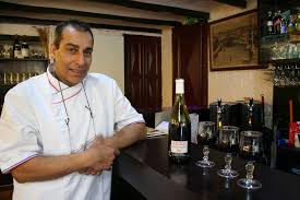 Today I interviewed Chef Nabil Yacoub of Le Triomphe restaurant for the “Le Bon Goût” feature of our monthly Paris Insights newsletter. - Chef-Nabil-Yacoub-with-Beaujolais-Nouveau-e1352982225851