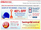 CVS: 40% off all CVS Brand products Online Coupons